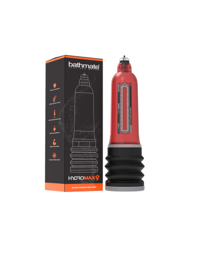 Гідро Bathmate Hydromax 9 Red (X40), для члена довжиною від 18 до 23см, діаметр до 5,5 см - Фото №2