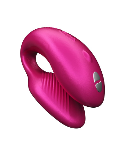 Смарт-вибратор для пар We-Vibe Chorus Cosmic Pink, сенсорное управление вибрациями сжатием пульта - Фото №1