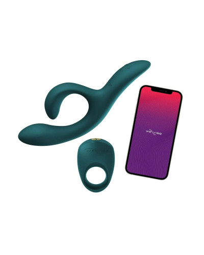 Подарунковий набір для пар We-Vibe Date Night Set: вібратор-кролик Nova 2, ерекційне кільце Pivot - Фото №2