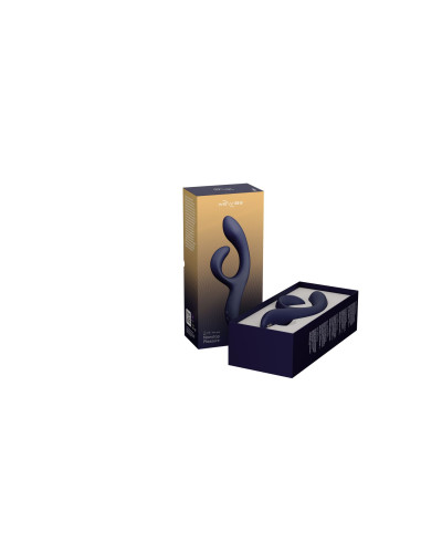 Смарт вібратор-кролик We-Vibe Nova Midnight Blue, ергономічний, регульований кут нахилу стовбура - Фото №7