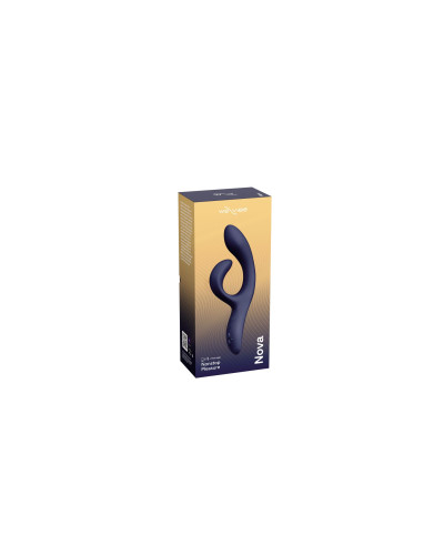 Смарт вібратор-кролик We-Vibe Nova Midnight Blue, ергономічний, регульований кут нахилу стовбура - Фото №9