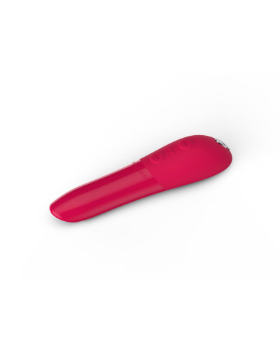 Потужна віброкуля Tango X Cherry Red by We-Vibe, 7 режимів вібрації, 8 рівнів інтенсивності - Фото №1