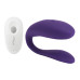 Недорогий вібратор для пар We-Vibe Unite Purple, однокнопковий пульт ДК - Фото №2
