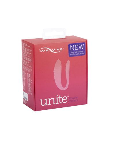 Недорогий вібратор для пар We-Vibe Unite Purple, однокнопковий пульт ДК - Фото №10