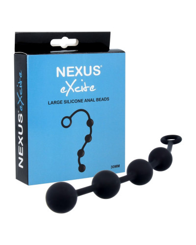 Анальные шарики Nexus Excite Large Anal Beads, силикон, макс. диаметр 3 см - Фото №3
