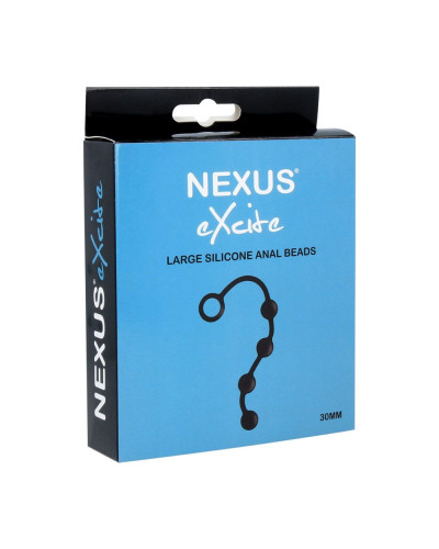 Анальные шарики Nexus Excite Large Anal Beads, силикон, макс. диаметр 3 см - Фото №4