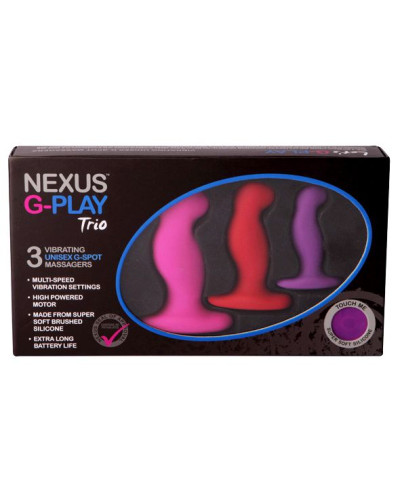 Набор анальных вибраторов Nexus G-Play Trio - Фото №1