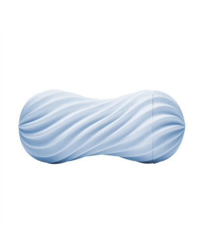 Мастурбатор Tenga FLEX Bubbly Blue зі змінною інтенсивністю, можна скручувати, вакуум - Фото №1