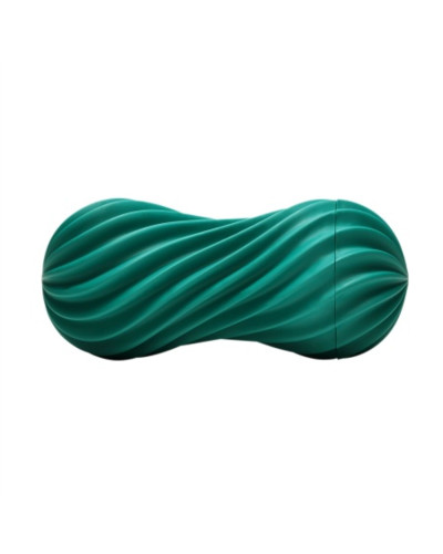 Мастурбатор Tenga FLEX Fizzy Green зі змінною інтенсивністю, можна скручувати, вакуум - Фото №1