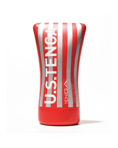 Мастурбатор Tenga US Soft Tube Cup (мягкая подушечка большая) сдавливаемый, супермощное всасывание - Фото №1