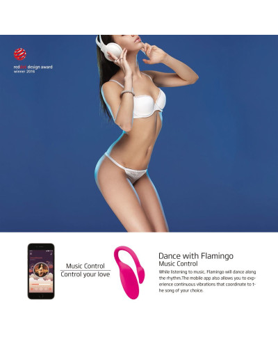 Смарт-віброяйце Magic Motion Flamingo зі стимулятором клітора, 3 види вправ Кегеля - Фото №6