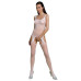 Бодистокинг Passion ECO BS005 white, плотный, открытый доступ, имитация подвязок - Фото №1