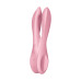Кліторальний вібратор Satisfyer Threesome 1 Pink з трьома гнучкими пальчиками - Фото №2