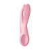 Кліторальний вібратор Satisfyer Threesome 1 Pink з трьома гнучкими пальчиками - Фото №3