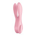 Кліторальний вібратор Satisfyer Threesome 1 Pink з трьома гнучкими пальчиками - Фото №5