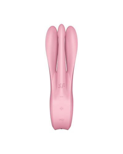 Кліторальний вібратор Satisfyer Threesome 1 Pink з трьома гнучкими пальчиками - Фото №6