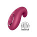 Вібратор Satisfyer Dipping Delight Berry, 2 мотори, гнучкий кінчик - Фото №1