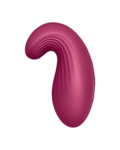 Вібратор Satisfyer Dipping Delight Berry, 2 мотори, гнучкий кінчик - Фото №4