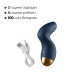 Вакуумний кліторальний стимулятор Svakom Pulse Pure Navy Blue, 5 режимів, 5 інтенсивностей у кожному - Фото №5