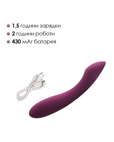 Вібратор для точки G з інтелектуальним режимом Svakom Amy 2 Violet - Фото №5