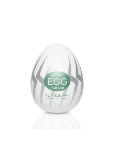 Мастурбатор-яйце Tenga Egg Thunder (блискавка) - Фото №1