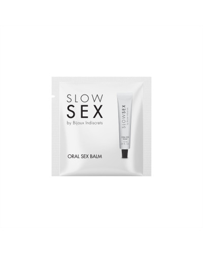 Пробник Bijoux Indiscrets Sachette Oral Sex Balm - SLOW SEX (2 мл) - Фото №1