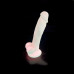 Фаллоимитатор SilexD Johnny Pink Glow in the dark, двухслойный, силикон+Silexpan, диаметр 3,5см - Фото №3