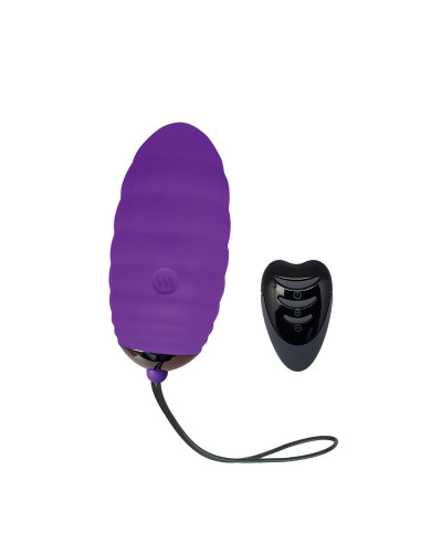 Виброяйцо Adrien Lastic Ocean Breeze 2.0 Purple, пульт ДУ, очень мощный мотор, 10 виброрежимов - Фото №2