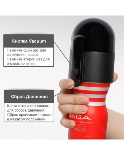 Вакуумна насадка Tenga Vacuum Controller, єдиний, що смокче (без мастурбатора) - Фото №2