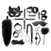 Набір BDSM Art Of Sex – Maxi BDSM Set Leather, 13 предметів, чорний, натуральна шкіра - Фото №1