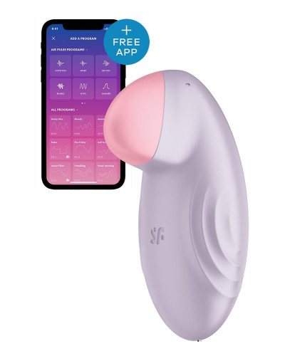 Смарт-вибратор для клитора Satisfyer Tropical Tip Light Lilac - Фото №1