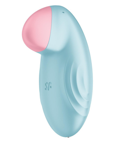 Смарт-вібратор для клітора Satisfyer Tropical Tip Light Blue - Фото №3