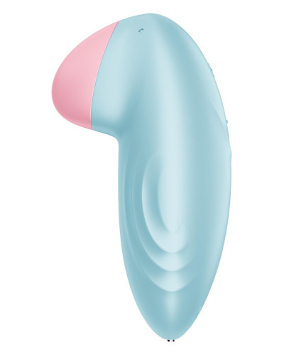 Смарт-вібратор для клітора Satisfyer Tropical Tip Light Blue - Фото №4