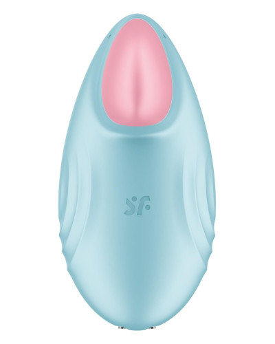 Смарт-вібратор для клітора Satisfyer Tropical Tip Light Blue - Фото №7