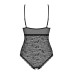 Кружевное боди с доступом 818-TED-1 teddy L/XL, черное - Фото №6