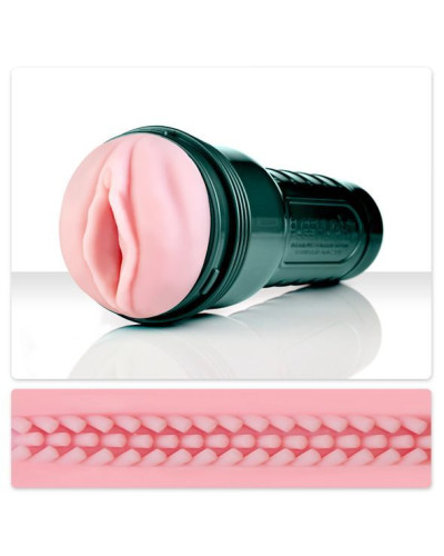 Мастурбатор з вібрацією Fleshlight Vibro Pink Lady Touch, три віброкулі, стимулювальний рельєф - Фото №1