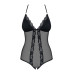 Сетчатое боди с открытыми ягодицами Obsessive 841-TED-1 teddy S/M, черный - Фото №5