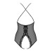 Сетчатое боди с открытыми ягодицами Obsessive 841-TED-1 teddy S/M, черный - Фото №6