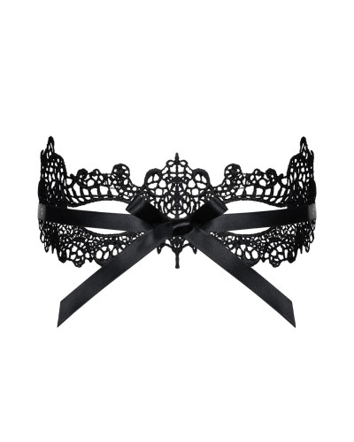 Мереживна маска Obsessive A701 mask, єдиний розмір, чорна - Фото №3