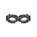 (SALE) Мереживна маска Obsessive A710 mask, єдиний розмір, чорна - Фото №2