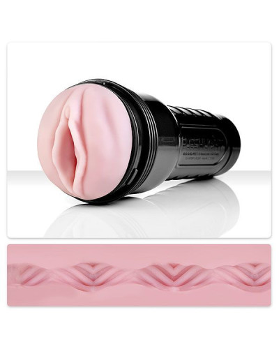Мастурбатор-вагіна Fleshlight Pink Lady Vortex, ніжний реалістичний рельєф - Фото №1