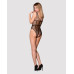 Бодистокинг из крупной сетки с доступом Obsessive B117 teddy S/M/L, черный - Фото №4