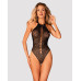 (SALE) Бодістокінг з великими осередками та відкритою спиною Obsessive B113 teddy S/M/L, халтер - Фото №1