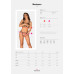 Эротический комплект из стреп Obsessive Badossa 2-pcs set L/XL, черный, с доступом, бюстгальтер, стр - Фото №7