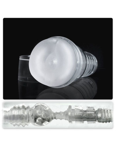 Мастурбатор попа Fleshlight Ice Butt Crystal полупрозрачный корпус - Фото №1