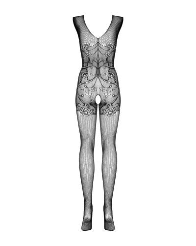 (SALE) Бодістокінг Obsessive Bodystocking F234 S/M/L, абстрактний малюнок, глибоке декольте - Фото №6