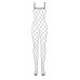 (SALE) Бодістокінг з великим вічком і відкритими грудьми Obsessive Bodystocking N102 S/M/L, чорний - Фото №3