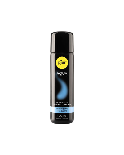 Лубрикант на водній основі pjur Aqua 250 мл, ефект оксамитової шкіри без прилипання - Фото №1