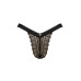 (SALE) Мереживні трусики із заниженою талією Obsessive Estiqua panties M/L, чорні - Фото №5