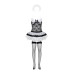Еротичний костюм покоївки зі спідницею Obsessive Housemaid 5 pcs costume L/XL, чорно-білий, топ з пі - Фото №5